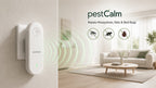 PestCalm ultrasonic repeller in a living room