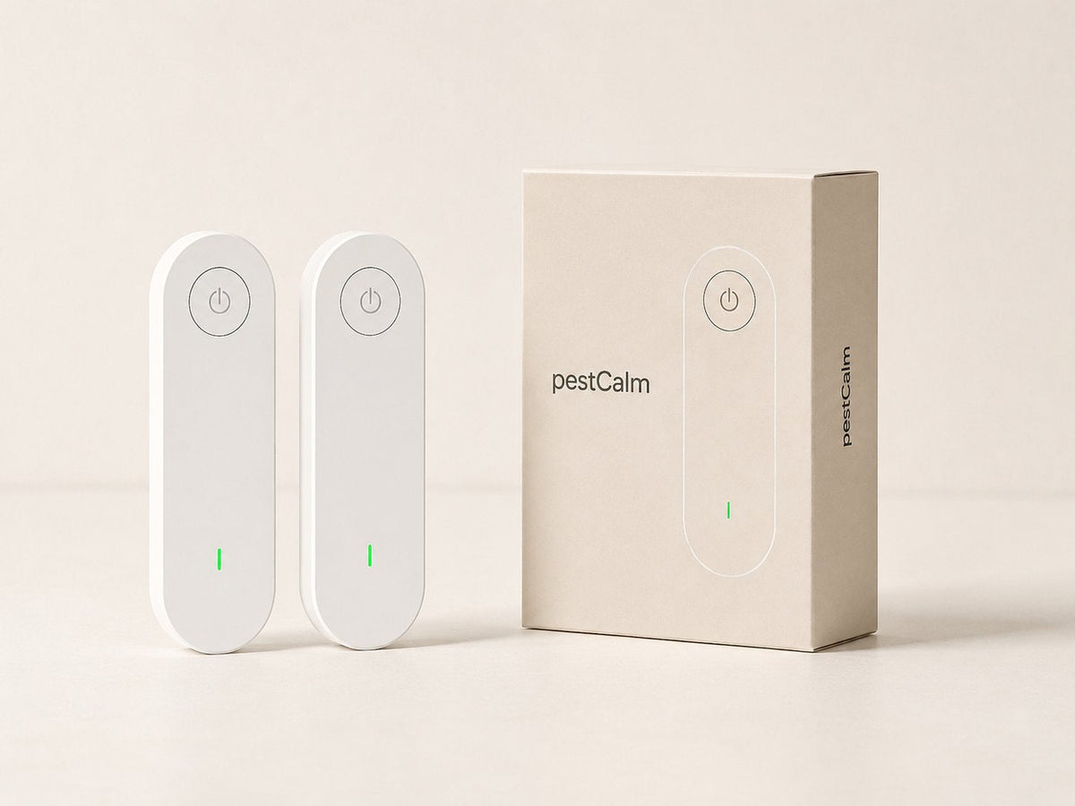 PestCalm ultrasonic pest repeller 2-Pack with box