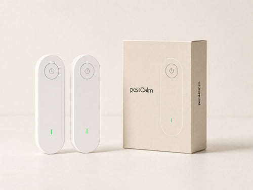 PestCalm ultrasonic pest repeller 2-Pack with box