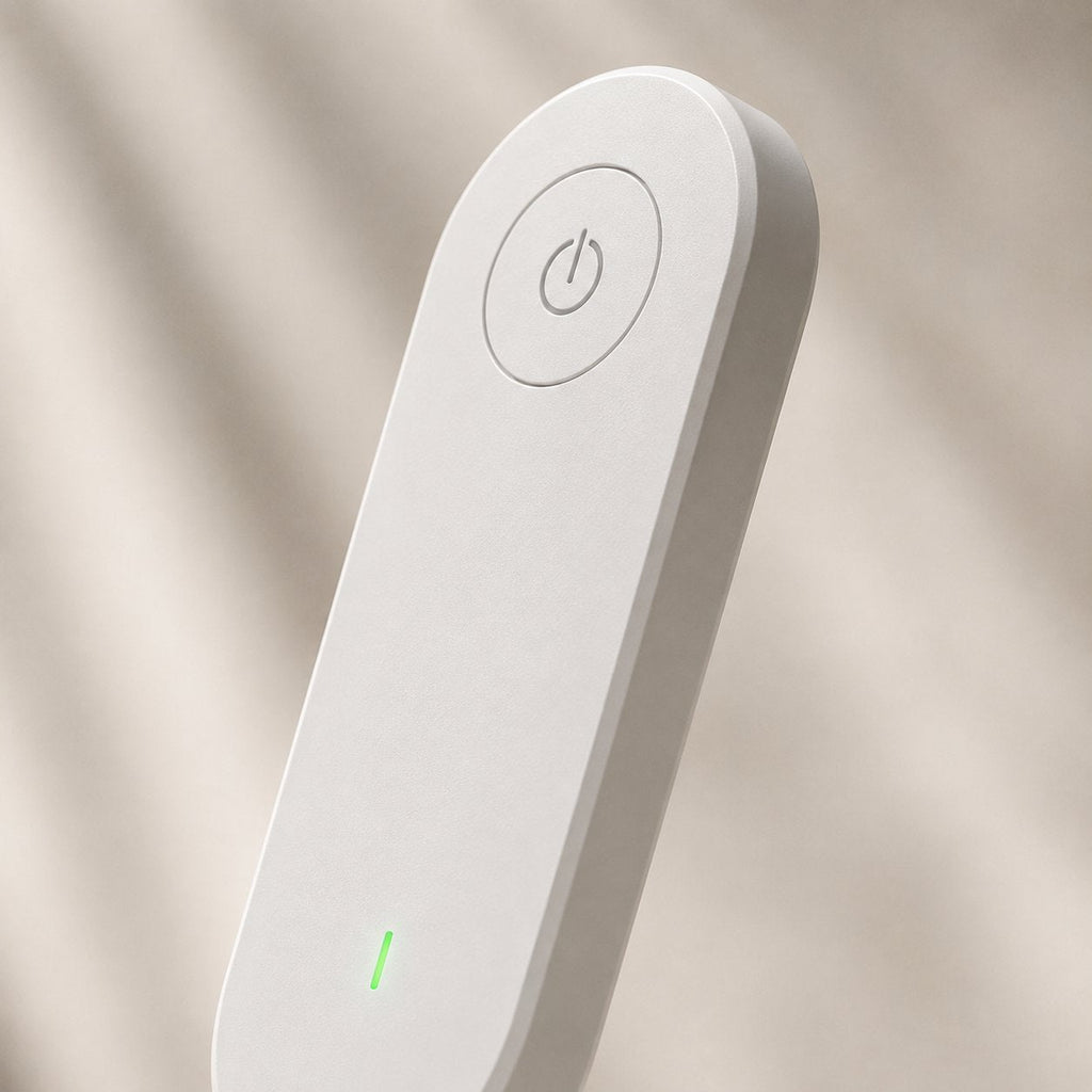PestCalm close-up with power button and green indicator light
